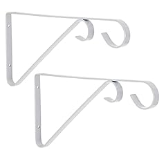 hanging basket brackets white for sale  Delivered anywhere in UK