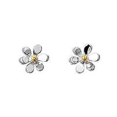 Silver daisy stud for sale  Delivered anywhere in UK