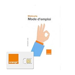 Carte sim orange d'occasion  Livré partout en France