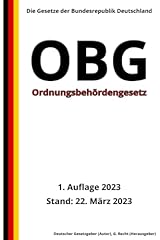 Rdnungsbehördengesetz auflage gebraucht kaufen  Wird an jeden Ort in Deutschland