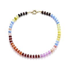 Beaded gemstone necklace for sale  Delivered anywhere in USA 