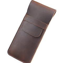 Leather pen case for sale  Delivered anywhere in UK