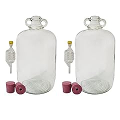Glass demijohn litre for sale  Delivered anywhere in Ireland
