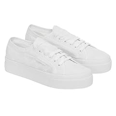 Superga sneakers bianche usato  Spedito ovunque in Italia 