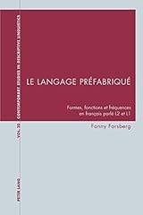 Langage prefabrique formes d'occasion  Livré partout en France