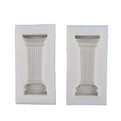 a forma di colonne greche fai da te per candele LOCOLO Stampo in silicone a forma di colonna romana in stile antico fai da te decorazione per la casa 