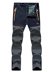 EKLENTSON Hiking Trousers Men Waterproof Fleece Lined for sale  Delivered anywhere in UK