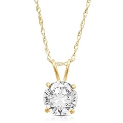 10k solitaire pendant for sale  Delivered anywhere in USA 