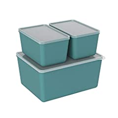 Coza- Basic Collection- Food Container- Set of 3 (Baltic for sale  Delivered anywhere in Canada