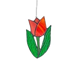 Tulip stained glass for sale  Delivered anywhere in USA 