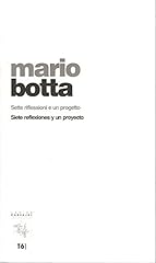 Mario botta. siete d'occasion  Livré partout en France