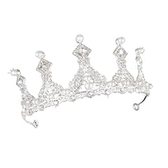 Crystal crown women for sale  Delivered anywhere in UK