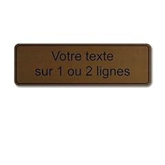 Plaque gravée personnalisée d'occasion  Livré partout en France