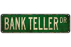 Bank teller sign for sale  Delivered anywhere in USA 