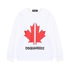 Felpa dsquared. bianco usato  Spedito ovunque in Italia 