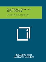 Old persian grammar d'occasion  Livré partout en France