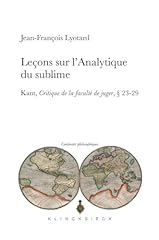 Leçons analytique sublime d'occasion  Livré partout en France