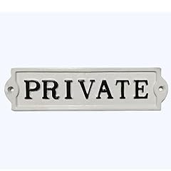 Private sign cast for sale  Delivered anywhere in USA 