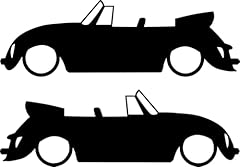 Lowered car silhouette for sale  Delivered anywhere in USA 