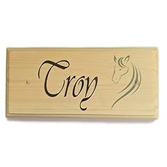 wooden name plaques stable for sale  Delivered anywhere in UK