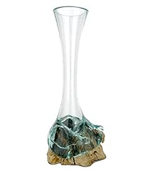 Melted glass vase for sale  Delivered anywhere in USA 