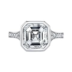 Silverdia asscher cut for sale  Delivered anywhere in USA 