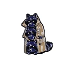 Raccoons trenchcoat enamel for sale  Delivered anywhere in USA 