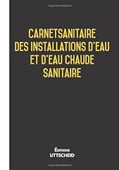 Carnet sanitaire installations d'occasion  Livré partout en France