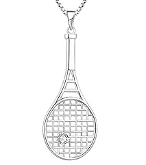 Tennis racket necklace for sale  Delivered anywhere in USA 