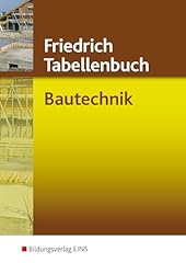 Friedrich tabellenbuch bautech gebraucht kaufen  Wird an jeden Ort in Deutschland