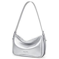Silver leather shoulder for sale  Delivered anywhere in USA 