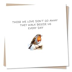 Robin condolences card for sale  Delivered anywhere in UK