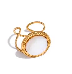 Bague nacre acier d'occasion  Livré partout en France
