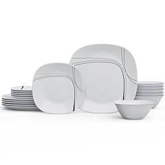 Square dinnerware set for sale  Delivered anywhere in USA 