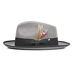 Mens gray fedora for sale  Delivered anywhere in USA 