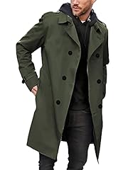 Gafeng mens trench for sale  Delivered anywhere in USA 