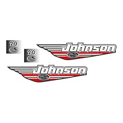 Johnson 20cv adesivi usato  Spedito ovunque in Italia 