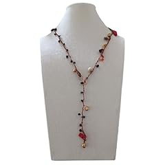 Collana uncinetto filo usato  Spedito ovunque in Italia 