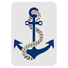 Fingerinspire anchor stencil for sale  Delivered anywhere in UK