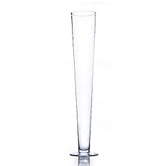 WGV Trumpet Glass Vase, Open 4", Height 23.5", (Multiple for sale  Delivered anywhere in Canada