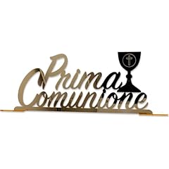 Scritta prima comunione usato  Spedito ovunque in Italia 