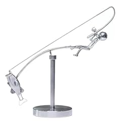Kinetic fishing sculpture for sale  Delivered anywhere in USA 