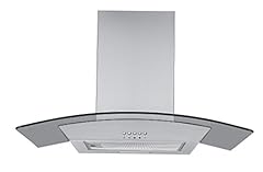 Cookology Curved Glass Chimney Cooker Hood, Wall Mounted for sale  Delivered anywhere in UK