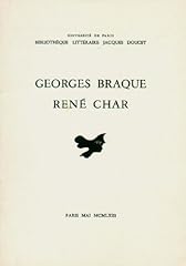 Georges braque rené d'occasion  Livré partout en France