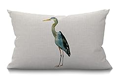 Smooffly heron pillow for sale  Delivered anywhere in USA 