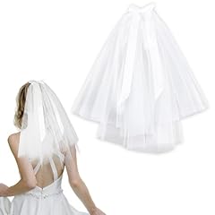 Hekoujiub short veils for sale  Delivered anywhere in USA 