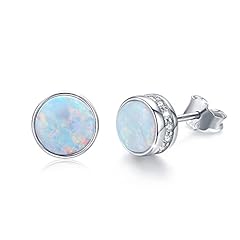 Opal stud earrings for sale  Delivered anywhere in UK