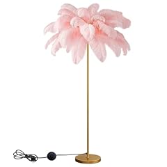 Lampadaire plumes autruche d'occasion  Livré partout en Belgiqu