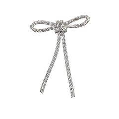 Rhinestone bow brooch for sale  Delivered anywhere in USA 