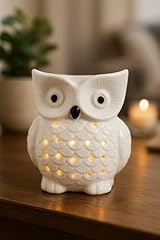 Ceramic owl oil for sale  Delivered anywhere in UK